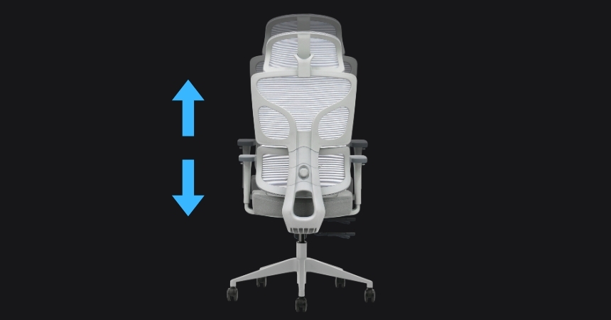 Regulacja wysokości fotela ERGONAUT BIONIC